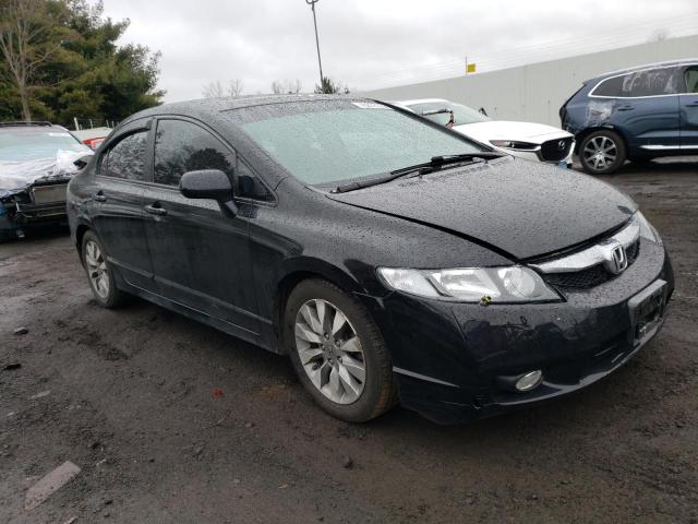 2HGFA16899H531556 - 2009 HONDA CIVIC EX BLACK photo 4