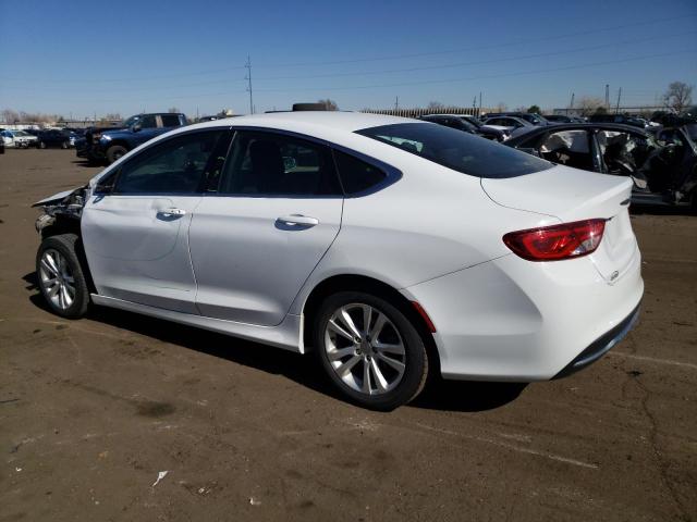 1C3CCCABXFN646829 - 2015 CHRYSLER 200 LIMITED WHITE photo 2