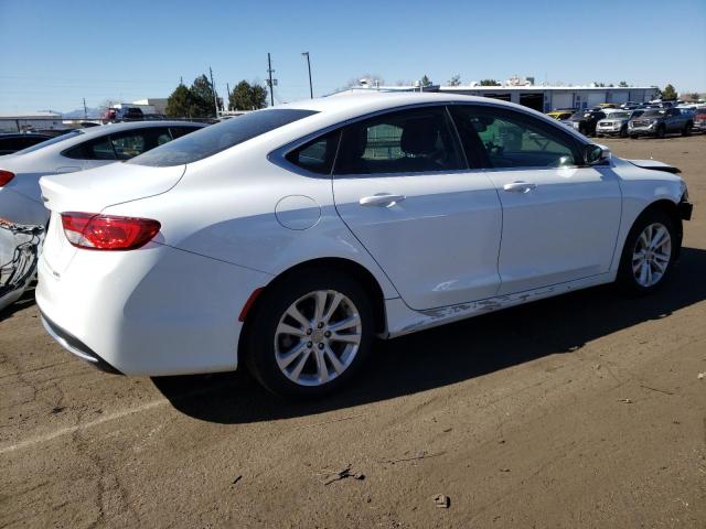 1C3CCCABXFN646829 - 2015 CHRYSLER 200 LIMITED WHITE photo 3