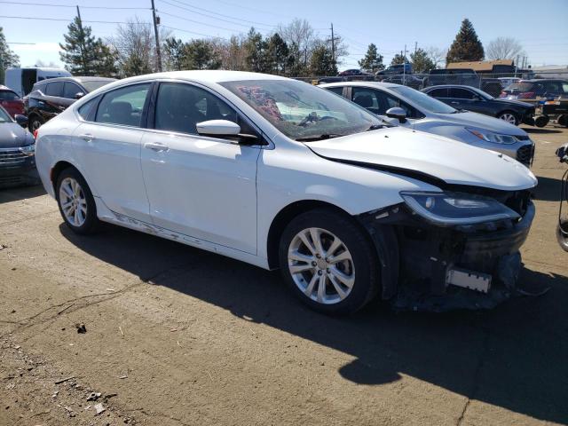 1C3CCCABXFN646829 - 2015 CHRYSLER 200 LIMITED WHITE photo 4