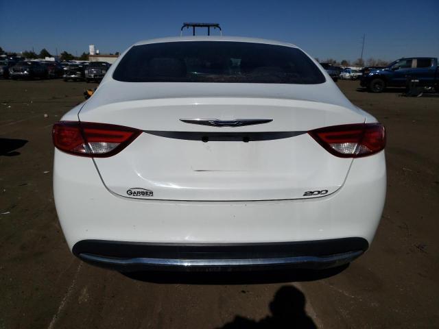 1C3CCCABXFN646829 - 2015 CHRYSLER 200 LIMITED WHITE photo 6