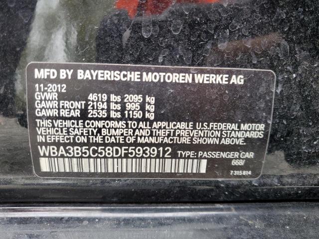 WBA3B5C58DF593912 - 2013 BMW 328 XI SULEV BLACK photo 12