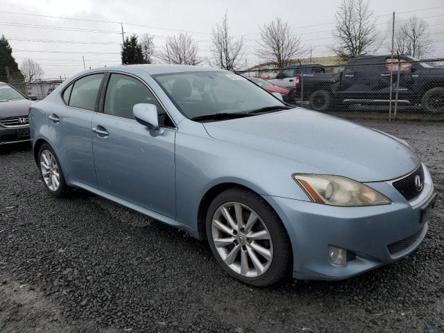 JTHBK262882073624 - 2008 LEXUS IS 250 BLUE photo 4