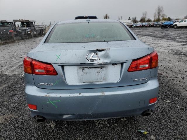 JTHBK262882073624 - 2008 LEXUS IS 250 BLUE photo 6