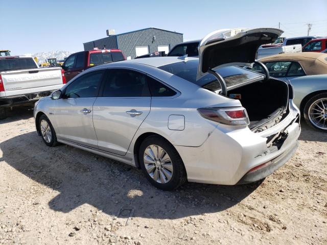 KMHE24L16GA042068 - 2016 HYUNDAI SONATA HYBRID SILVER photo 2