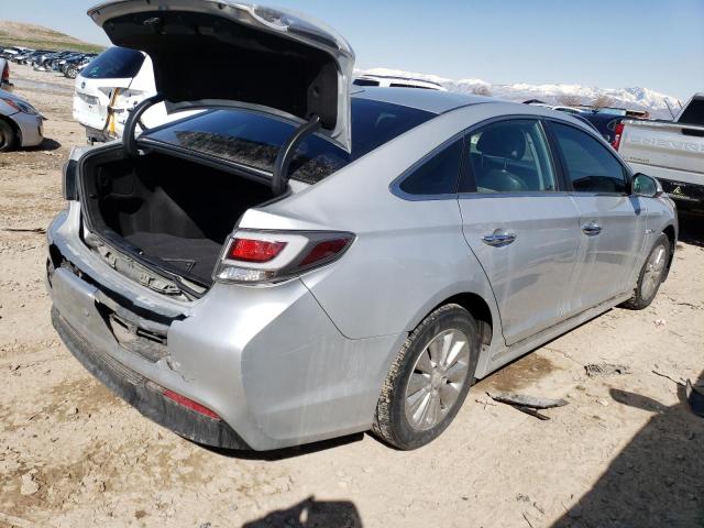 KMHE24L16GA042068 - 2016 HYUNDAI SONATA HYBRID SILVER photo 3