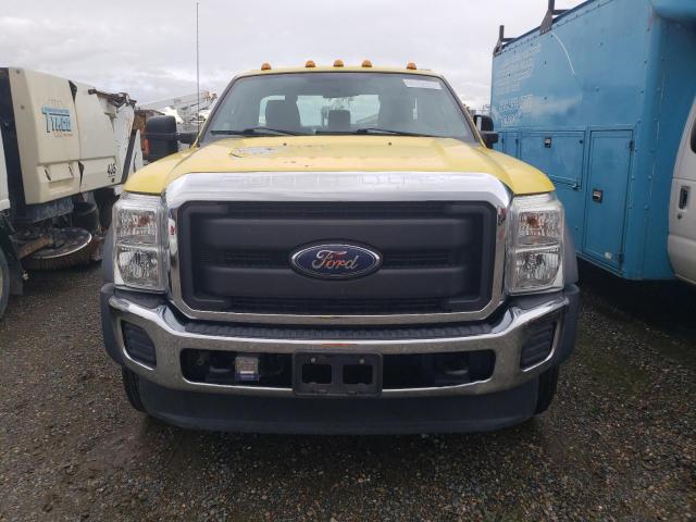 1FDUF4GT7GED01784 - 2016 FORD F450 SUPER DUTY YELLOW photo 5