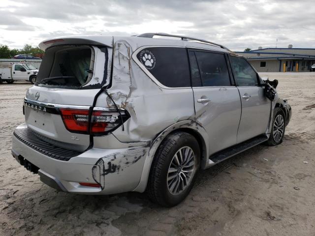 JN8AY2BB2N9812608 - 2022 NISSAN ARMADA SL SILVER photo 3