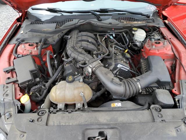 1FA6P8AM6F5344407 - 2015 FORD MUSTANG RED photo 11