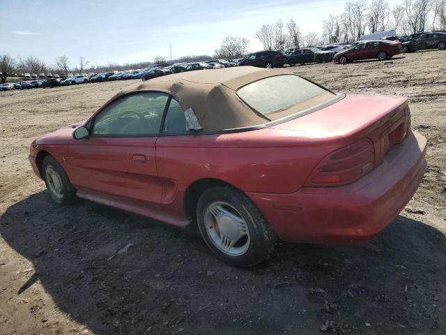 1FALP4448RF159460 - 1994 FORD MUSTANG RED photo 2