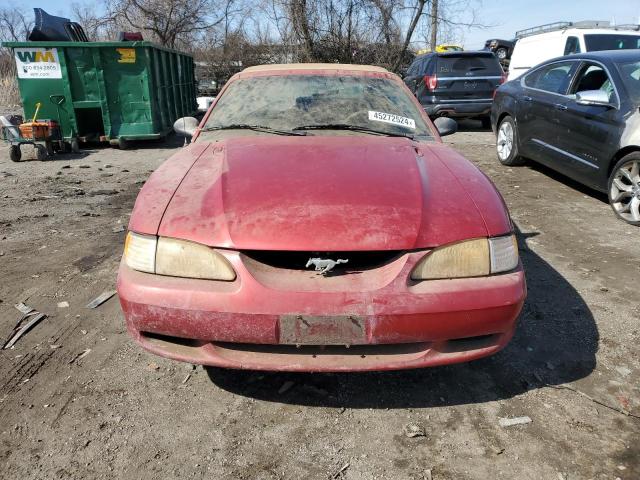 1FALP4448RF159460 - 1994 FORD MUSTANG RED photo 5