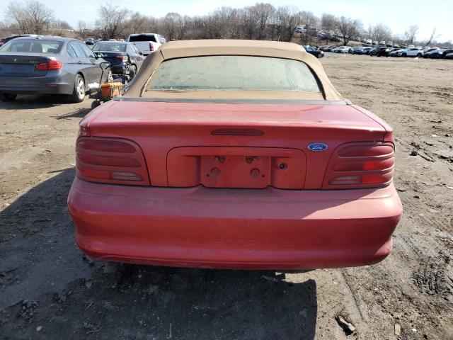 1FALP4448RF159460 - 1994 FORD MUSTANG RED photo 6