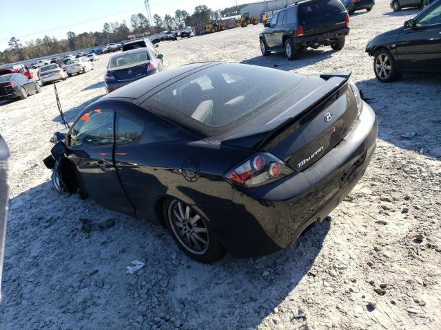 KMHHM66D98U293093 - 2008 HYUNDAI TIBURON GS BLACK photo 2