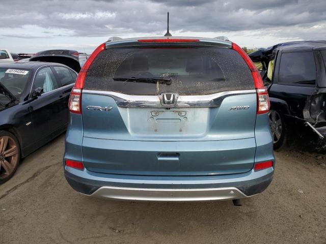 2HKRM4H70GH724918 - 2016 HONDA CR-V EXL BLUE photo 6