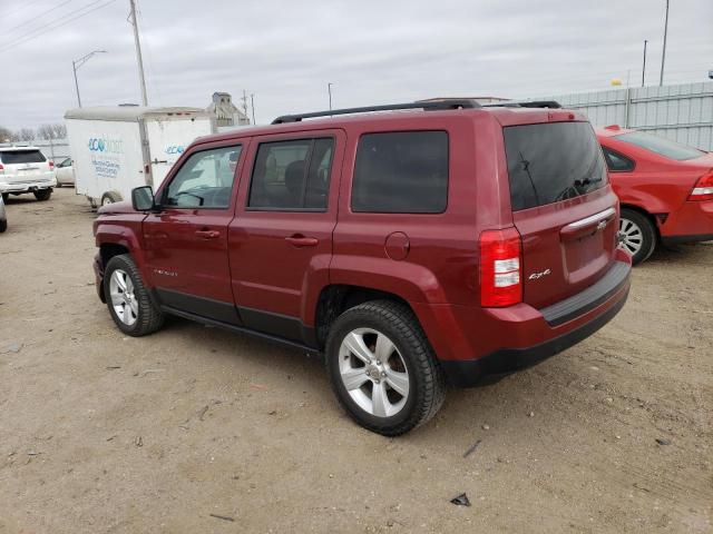 1C4NJRFB8GD671192 - 2016 JEEP PATRIOT LATITUDE MAROON photo 2