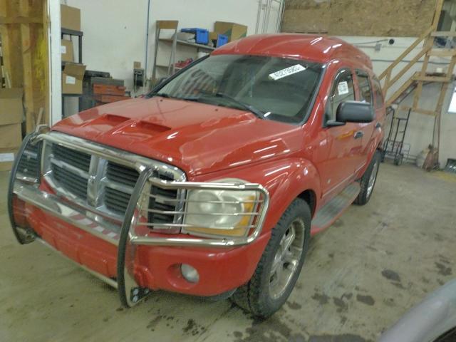 1D4HD58D74F220348 - 2004 DODGE DURANGO LIMITED RED photo 1