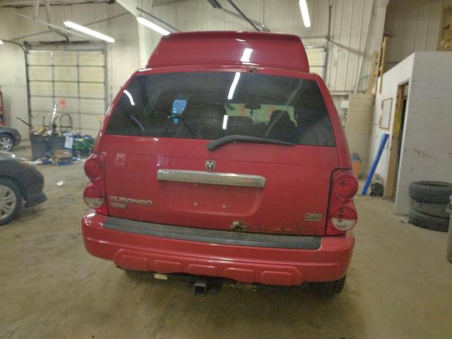 1D4HD58D74F220348 - 2004 DODGE DURANGO LIMITED RED photo 6