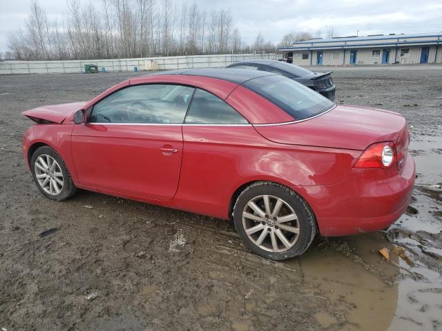 WVWFA71FX7V027383 - 2007 VOLKSWAGEN EOS 2.0T LUXURY RED photo 2