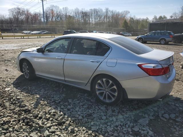 1HGCR2F58DA134385 - 2013 HONDA ACCORD SPORT SILVER photo 2