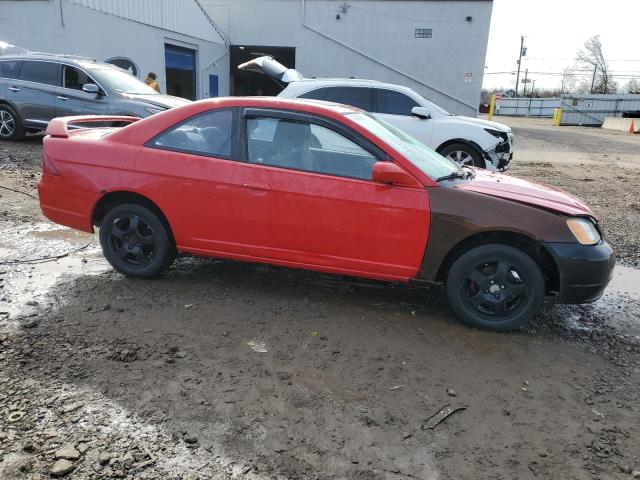 1HGEM21941L010468 - 2001 HONDA CIVIC SI RED photo 4