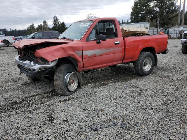 4TARN01P6NZ026525 - 1992 TOYOTA PICKUP 1/2 TON SHORT WHEELBASE DLX RED photo 1