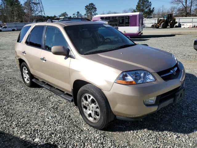2HNYD186X1H537956 - 2001 ACURA MDX TOURING GOLD photo 4