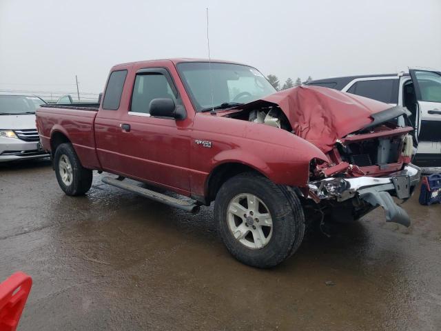 1FTZR15E75PA13480 - 2005 FORD RANGER SUPER CAB RED photo 4