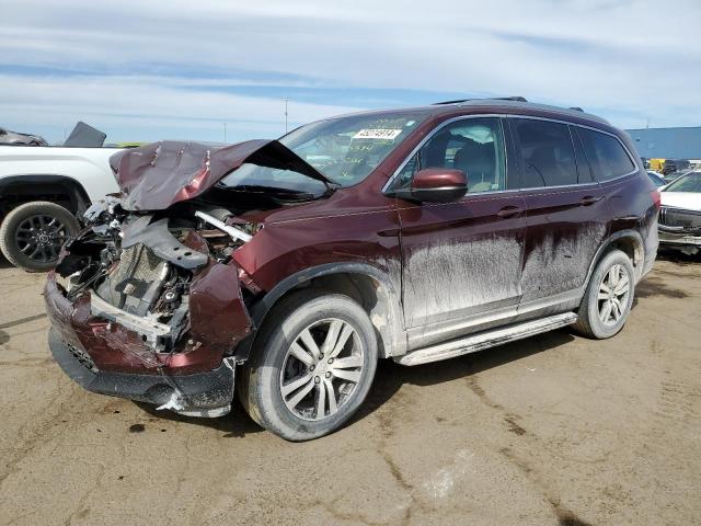 5FNYF6H35JB020394 - 2018 HONDA PILOT EX BURGUNDY photo 1