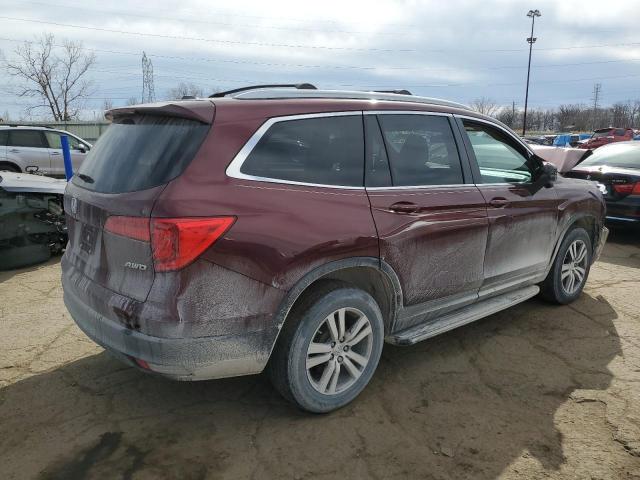 5FNYF6H35JB020394 - 2018 HONDA PILOT EX BURGUNDY photo 3