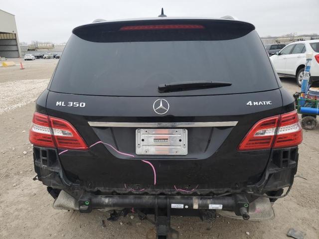4JGDA5HB8DA176775 - 2013 MERCEDES-BENZ ML 350 4MATIC BLACK photo 6