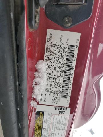 5TEUX42N96Z208335 - 2006 TOYOTA TACOMA ACCESS CAB RED photo 12