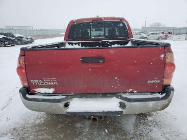 5TEUX42N96Z208335 - 2006 TOYOTA TACOMA ACCESS CAB RED photo 6