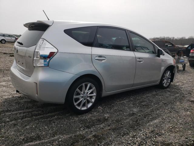 JTDZN3EU2E3329150 - 2014 TOYOTA PRIUS V SILVER photo 3