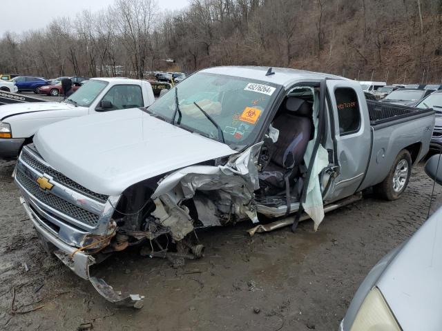 1GCRKSE71CZ151108 - 2012 CHEVROLET SILVERADO K1500 LT SILVER photo 1