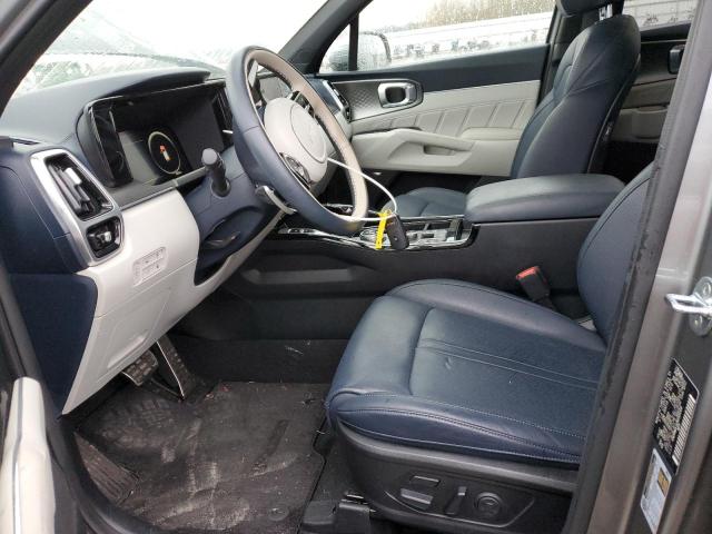 KNDRMDLH2N5101359 - 2022 KIA SORENTO SX PRESTIGE GRAY photo 7