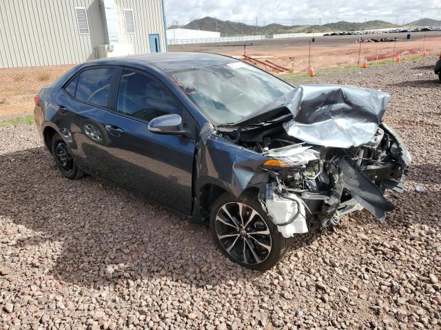 2T1BURHE9KC164891 - 2019 TOYOTA COROLLA L GRAY photo 4