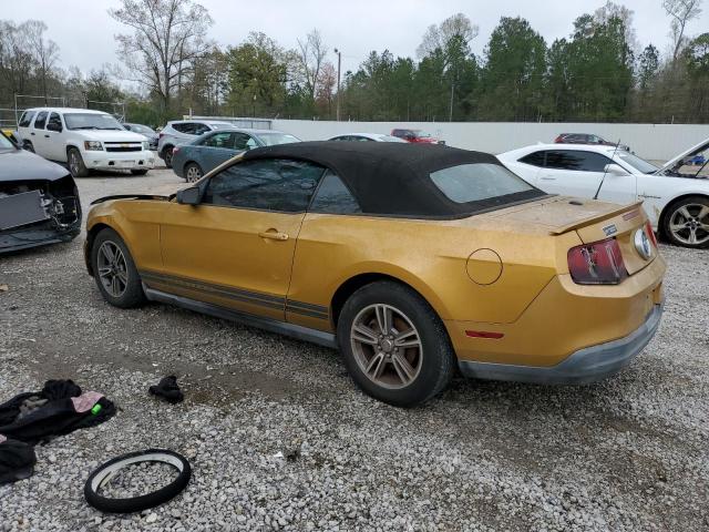 1ZVBP8EN8A5113266 - 2010 FORD MUSTANG GOLD photo 2