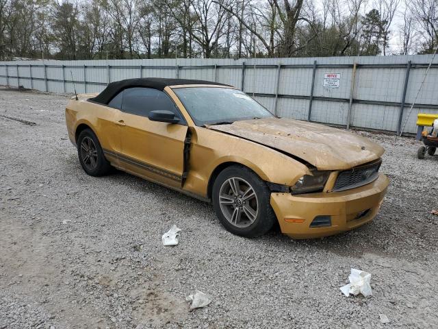 1ZVBP8EN8A5113266 - 2010 FORD MUSTANG GOLD photo 4