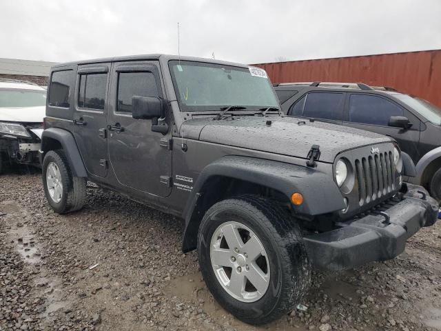 1C4BJWKG4GL236873 - 2016 JEEP WRANGLER U SPORT GRAY photo 4