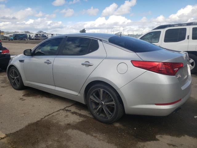 5XXGM4A74DG201975 - 2013 KIA OPTIMA LX SILVER photo 2