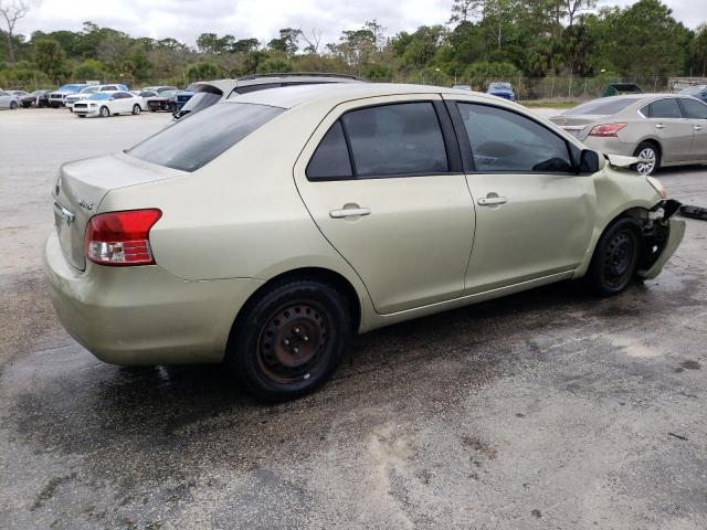 JTDBT923X71085204 - 2007 TOYOTA YARIS GREEN photo 3