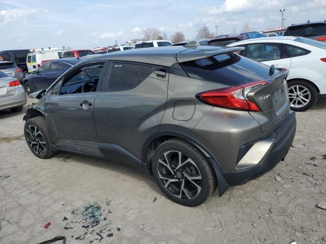 JTNKHMBX7M1095803 - 2021 TOYOTA C-HR XLE GRAY photo 2