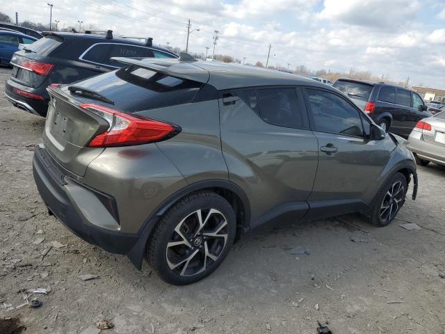 JTNKHMBX7M1095803 - 2021 TOYOTA C-HR XLE GRAY photo 3