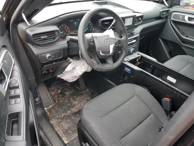 1FM5K8AB3NGA07906 - 2022 FORD EXPLORER POLICE INTERCEPTOR შავი ფოტო 8