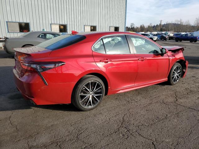 4T1G11AKXRU251479 - 2024 TOYOTA CAMRY SE NIGHT SHADE RED photo 3