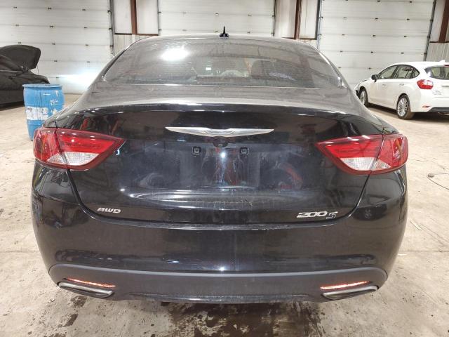 1C3CCCDG9FN630533 - 2015 CHRYSLER 200 S BLACK photo 6