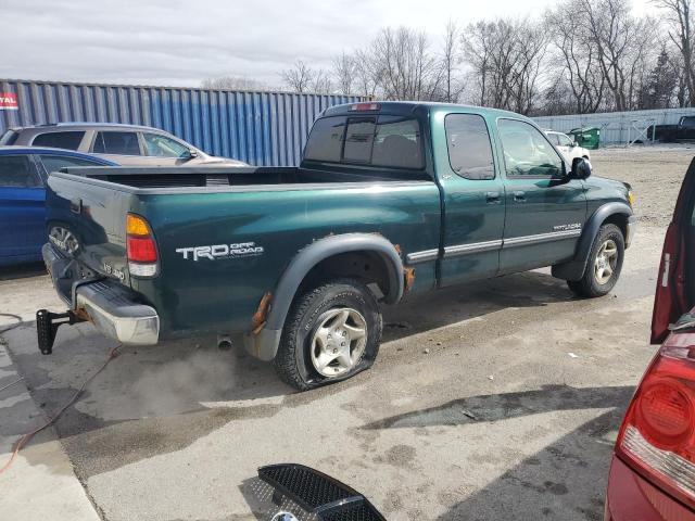 5TBBT44102S225490 - 2002 TOYOTA TUNDRA ACCESS CAB GREEN photo 3