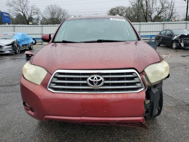 JTEDS42A982034832 - 2008 TOYOTA HIGHLANDER LIMITED MAROON photo 5