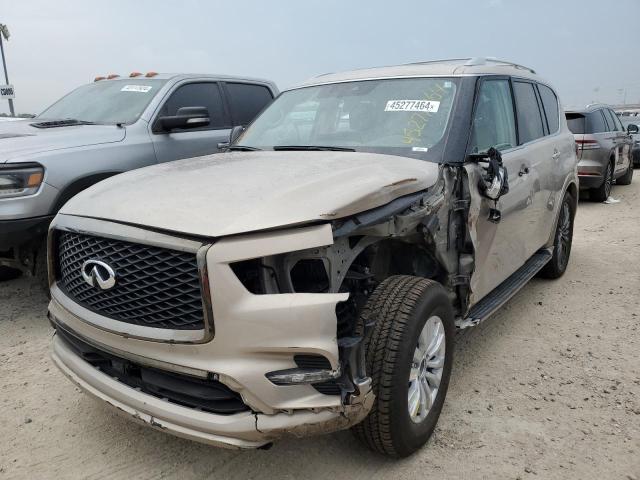 JN8AZ2AE2P9306160 - 2023 INFINITI QX80 LUXE BEIGE photo 1