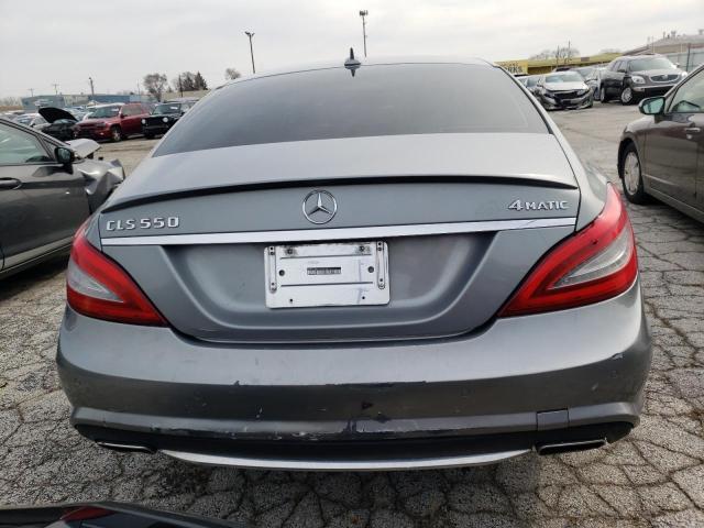 WDDLJ9BB2DA083661 - 2013 MERCEDES-BENZ CLS 550 4MATIC SILVER photo 6